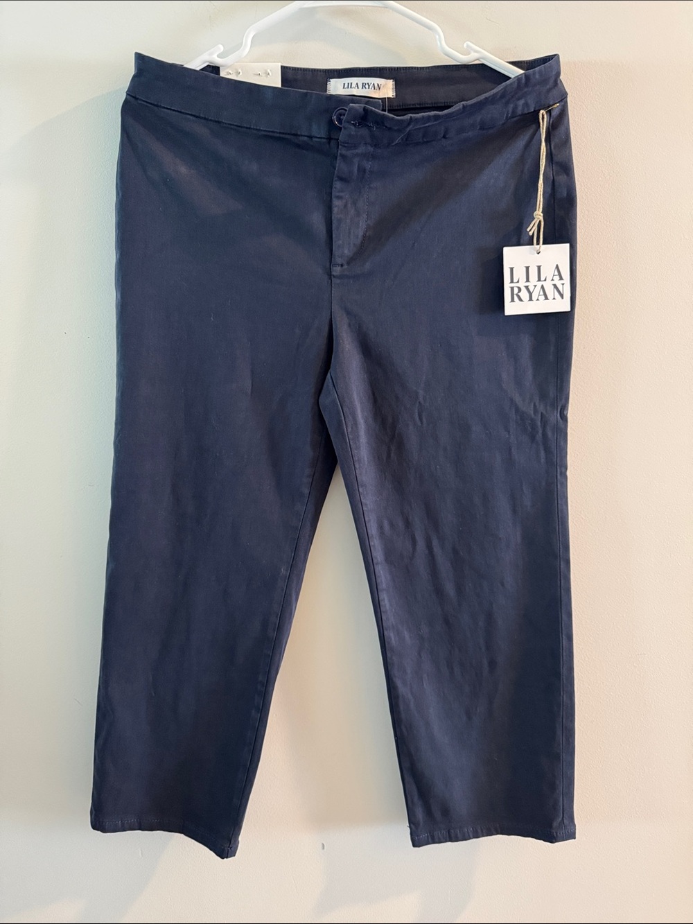 LILA RYAN Men's Dark Navy Chino Pants